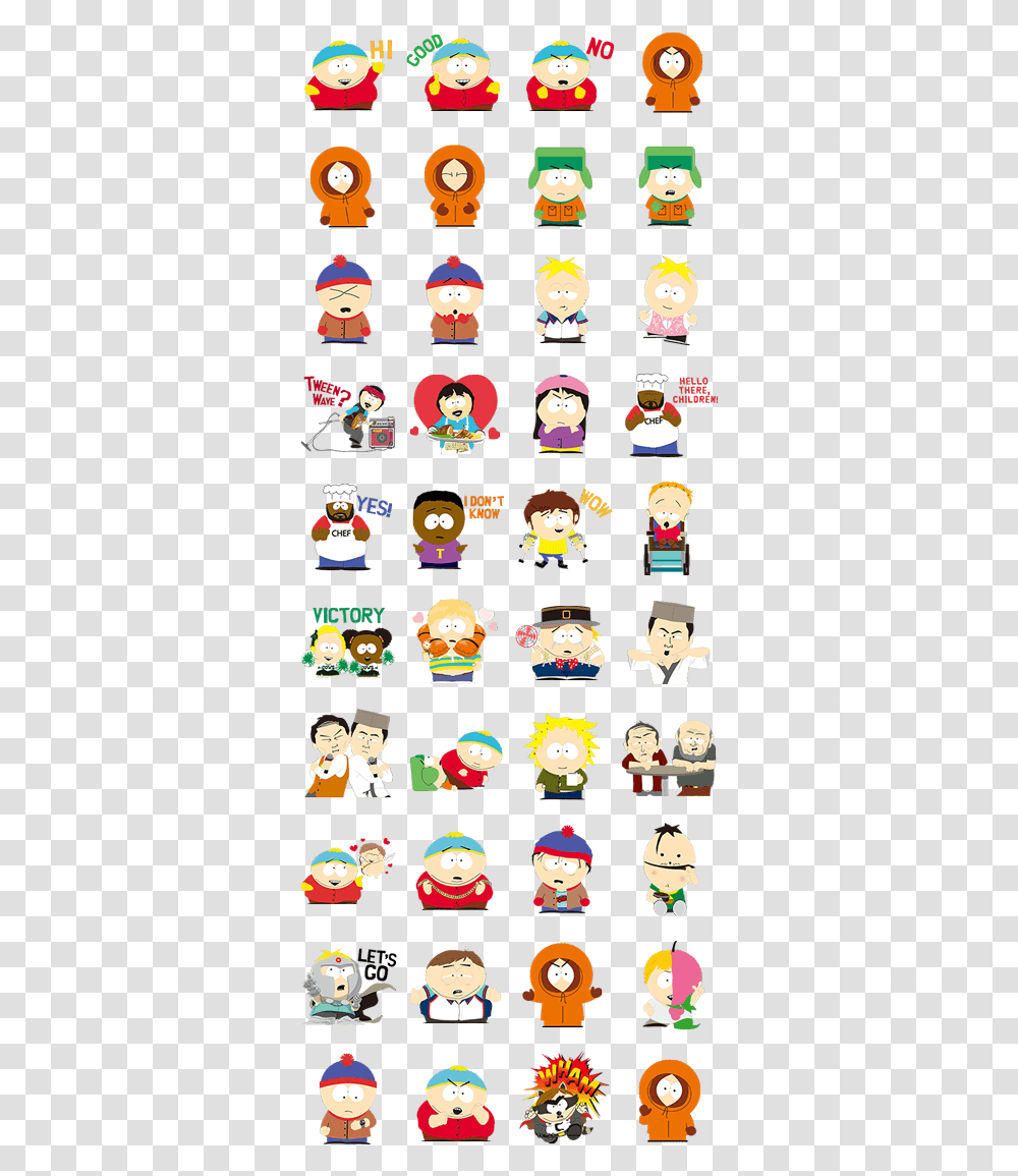 South Park Stickers Whatsapp, Label, Toy, Doll Transparent Png