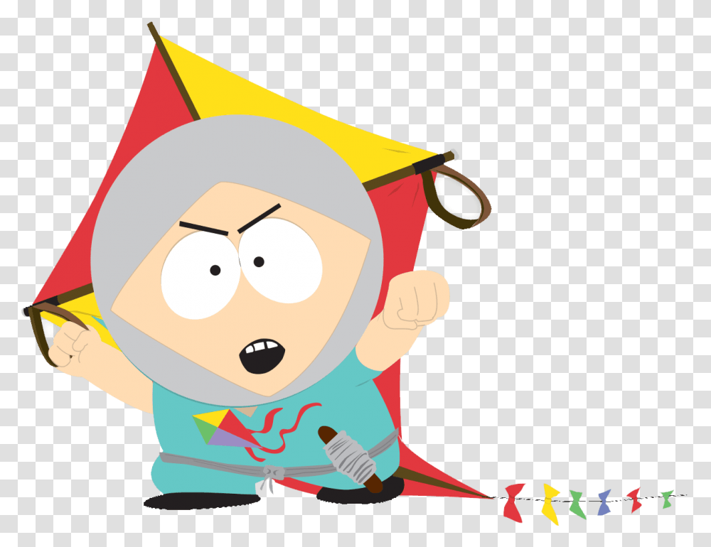 South Park The Fractured But Whole Human Kite, Apparel, Graduation, Hat Transparent Png