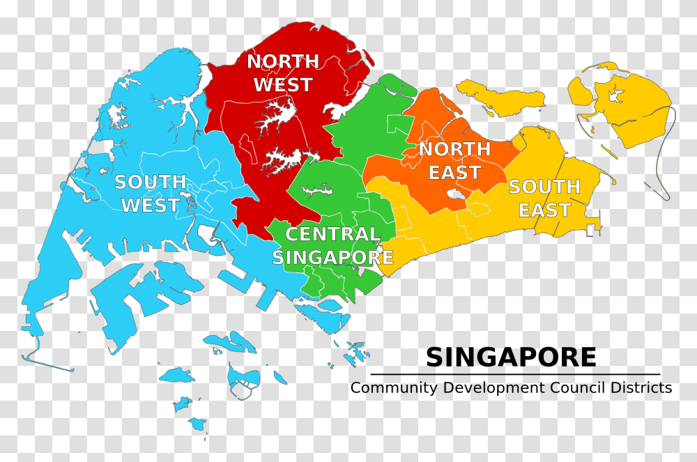South Part Of Singapore, Map, Diagram, Plot, Atlas Transparent Png
