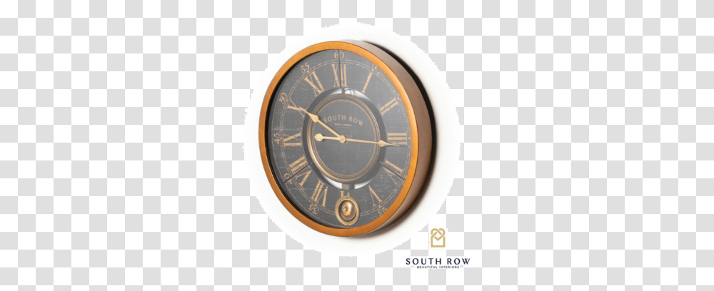 South Row Wall Clock Gold 61cm Tg Solid, Clock Tower, Architecture, Building, Analog Clock Transparent Png
