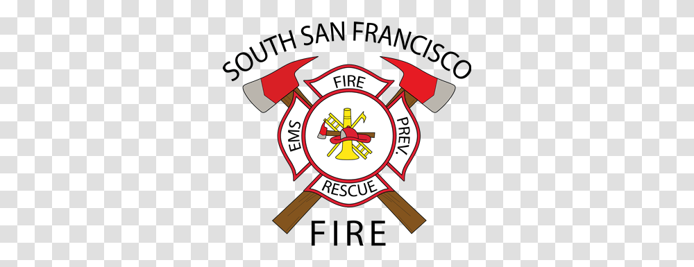 South San Francisco California Deadline South San Francisco Fire Department, Logo, Symbol, Trademark, Emblem Transparent Png