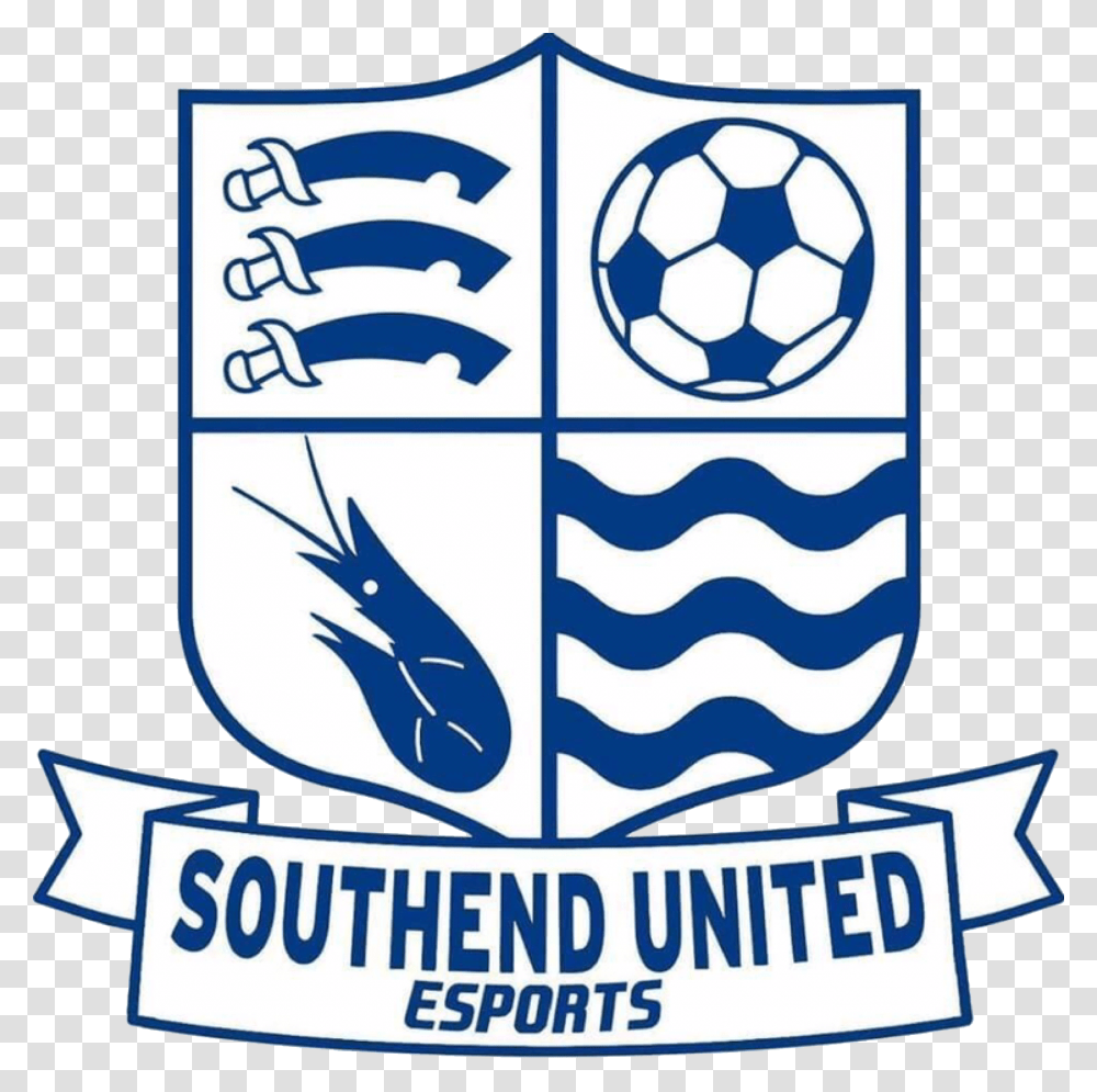 Southend United Logo, Trademark, Emblem, Armor Transparent Png