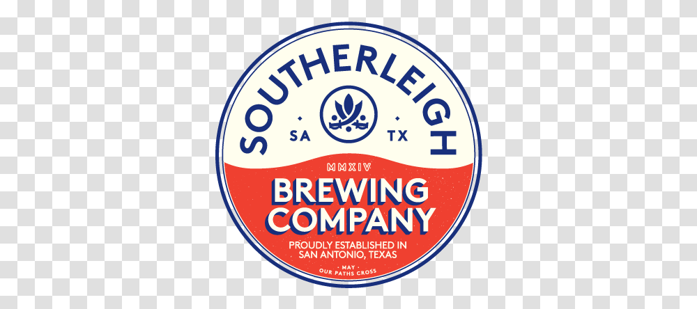 Southerleigh Brewing Hours Location Circle, Label, Text, Sticker, Lager Transparent Png