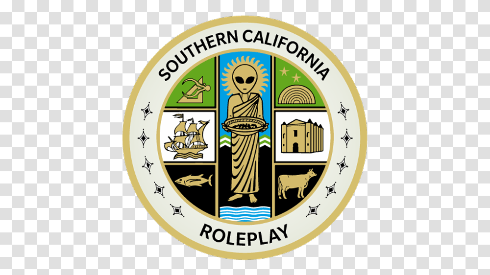 Southern California Roleplay Country Of Los Angeles, Logo, Symbol, Trademark, Badge Transparent Png