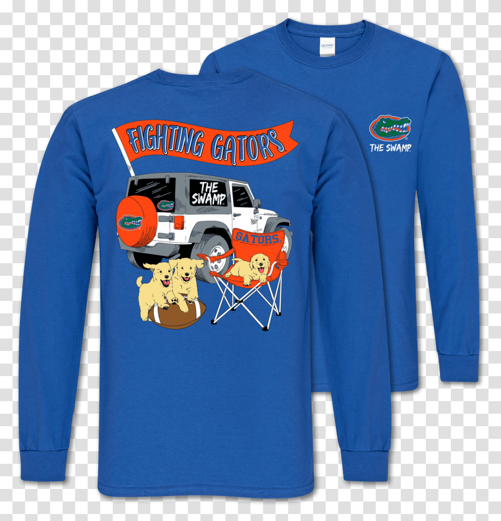 Southern Couture Florida Gators Jeep Royal Ls Funny T Shirts Georgia Bulldogs, Sleeve, Apparel, Long Sleeve Transparent Png