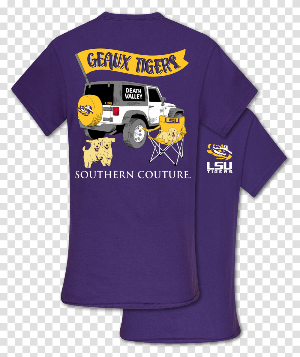 Southern Couture Lsu Jeep Purple Southern Couture, Apparel, T-Shirt Transparent Png