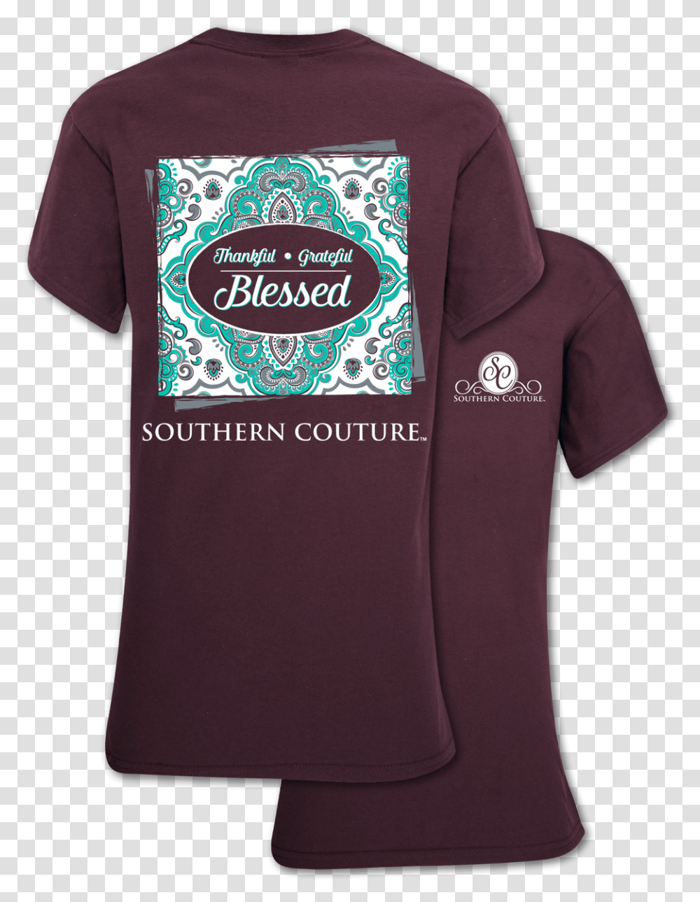 Southern Couture Thankful Grateful Blessed Southern Couture, Apparel, Sweatshirt, Sweater Transparent Png