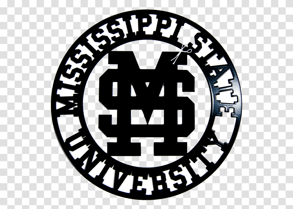 Southern Interlocking Ms Inside Circle Mississippi State, Logo, Symbol, Trademark, Clock Tower Transparent Png