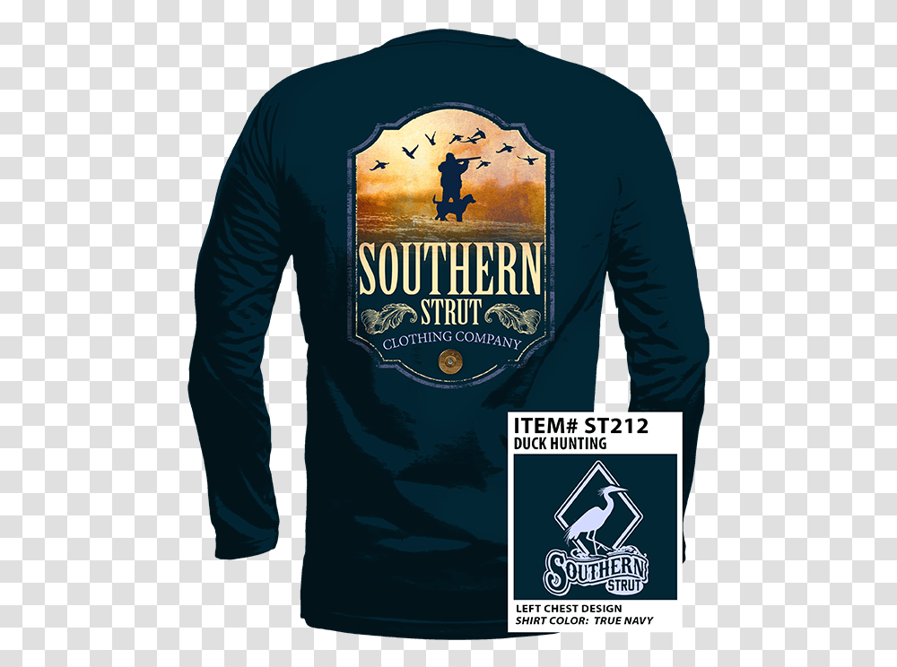 Southern Strut T Shirts Long Sleeve, Apparel, Person, Sweatshirt Transparent Png