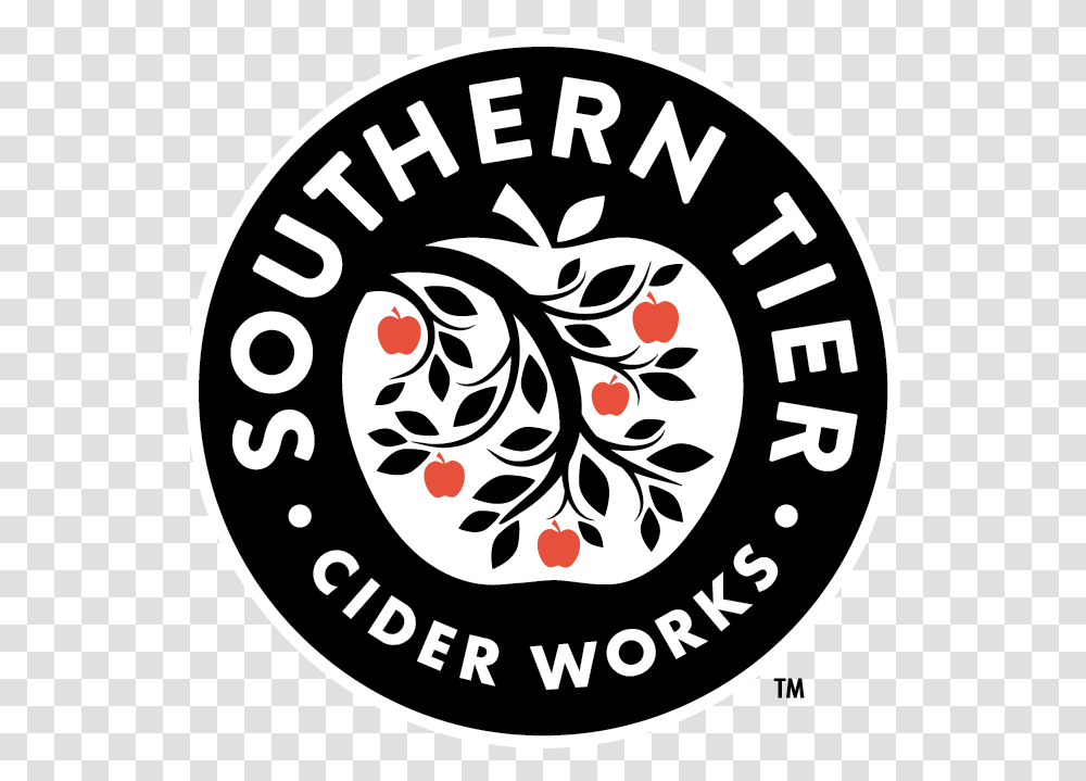 Southern Tier Cider Works Unfiltered Apple 12 Barrel Solkatterna, Label, Text, Logo, Symbol Transparent Png