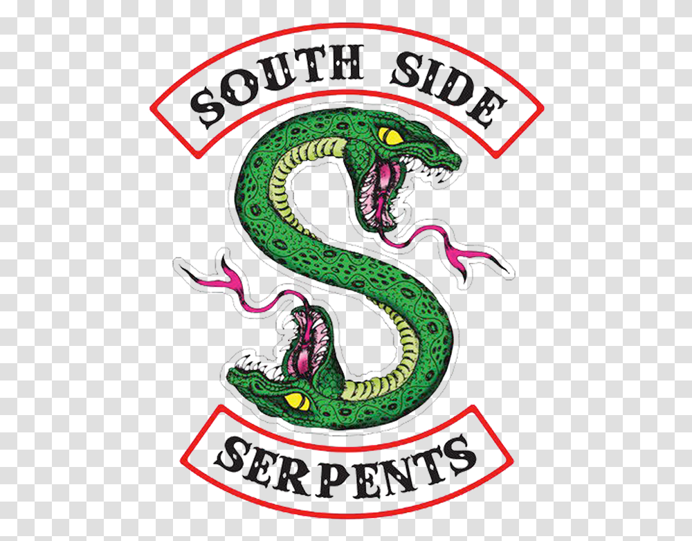 Southside Serpent Logo Crocodile, Dragon, Label, Text, Parade Transparent Png