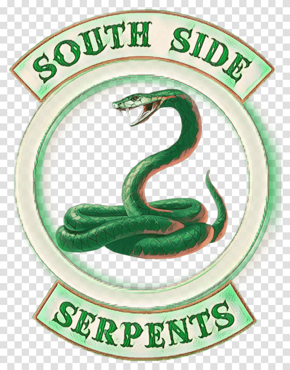 Southsideserpents Dubadu Serpent, Logo, Trademark, Reptile Transparent Png