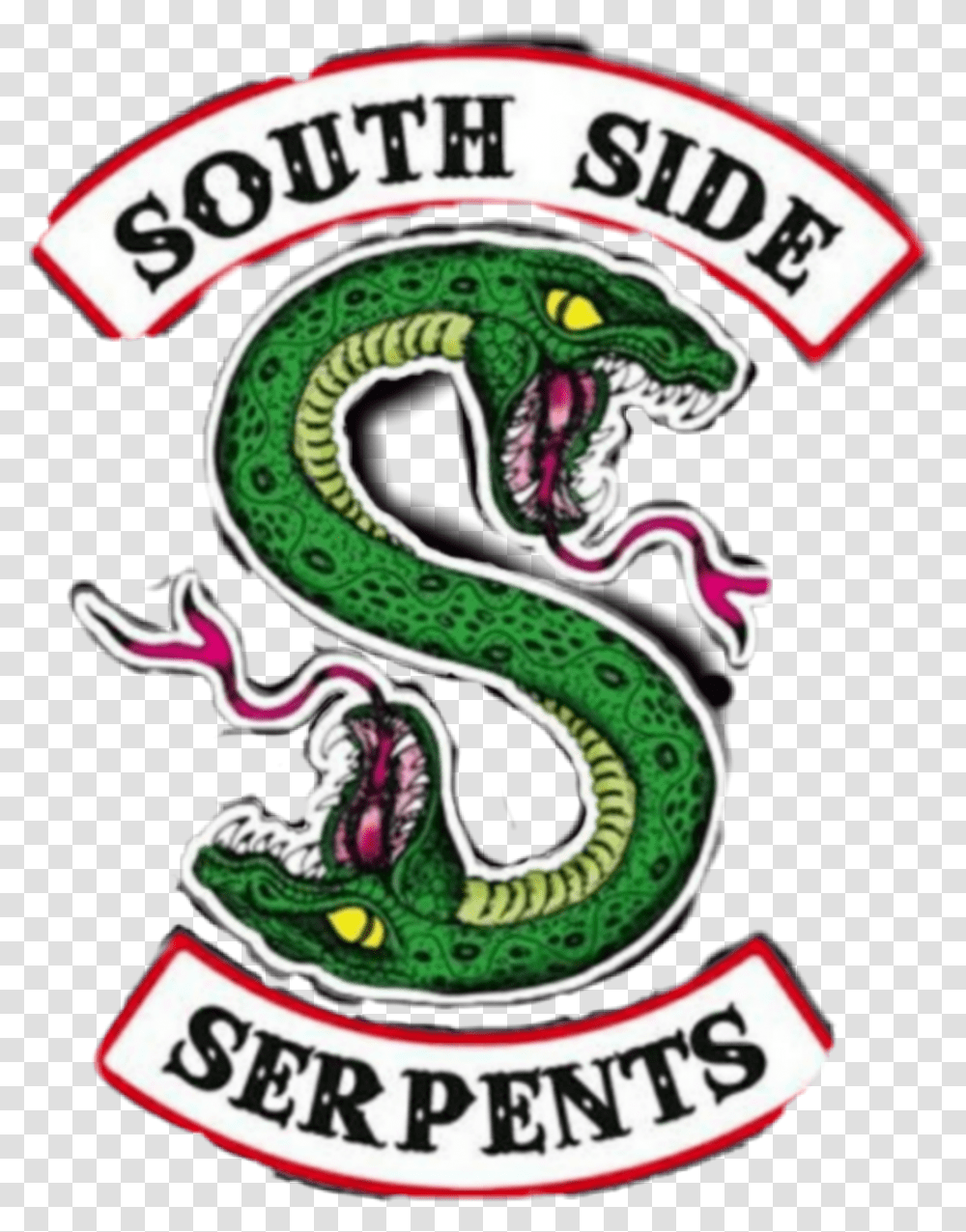 Southsideserpents Southsideserpent Riverdale Serpent Riverdale South Side Serpent Dessin, Label, Dragon, Poster Transparent Png