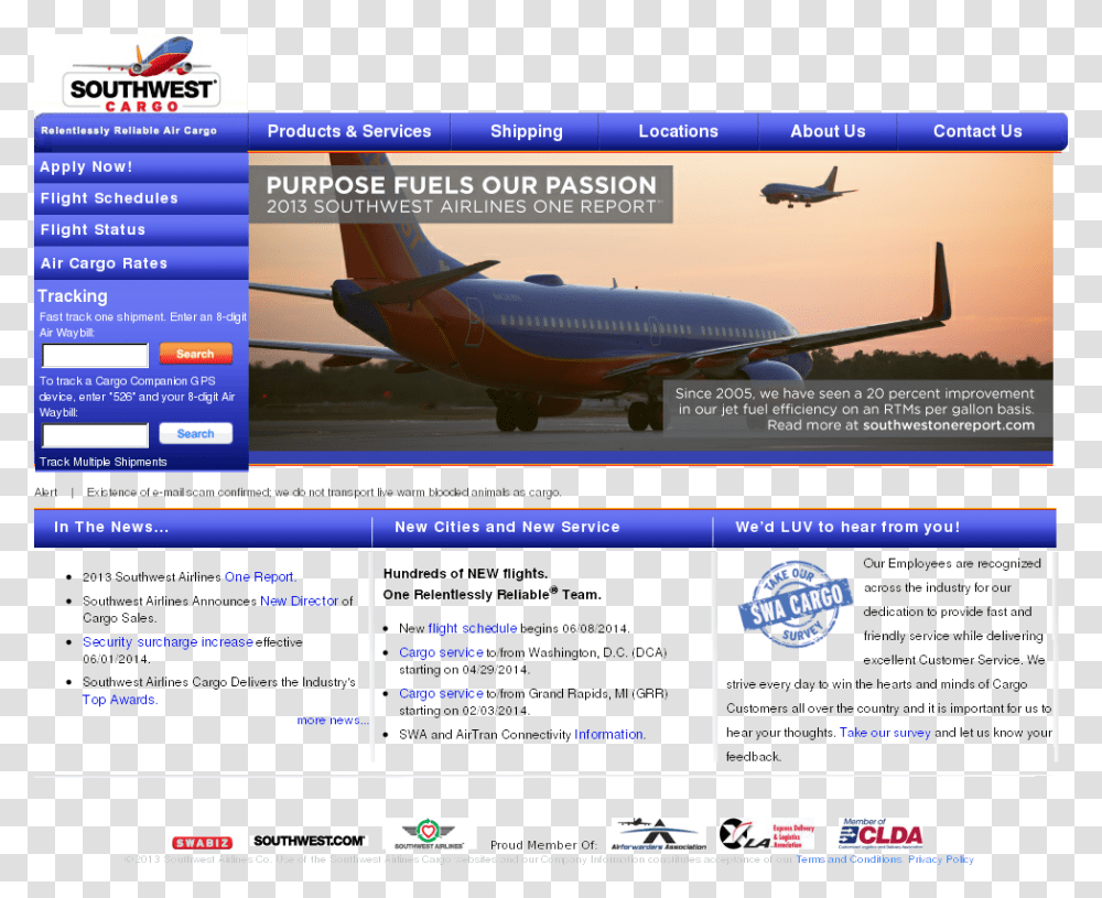 Southwest Airlines, Airplane, Aircraft, Vehicle, Transportation Transparent Png