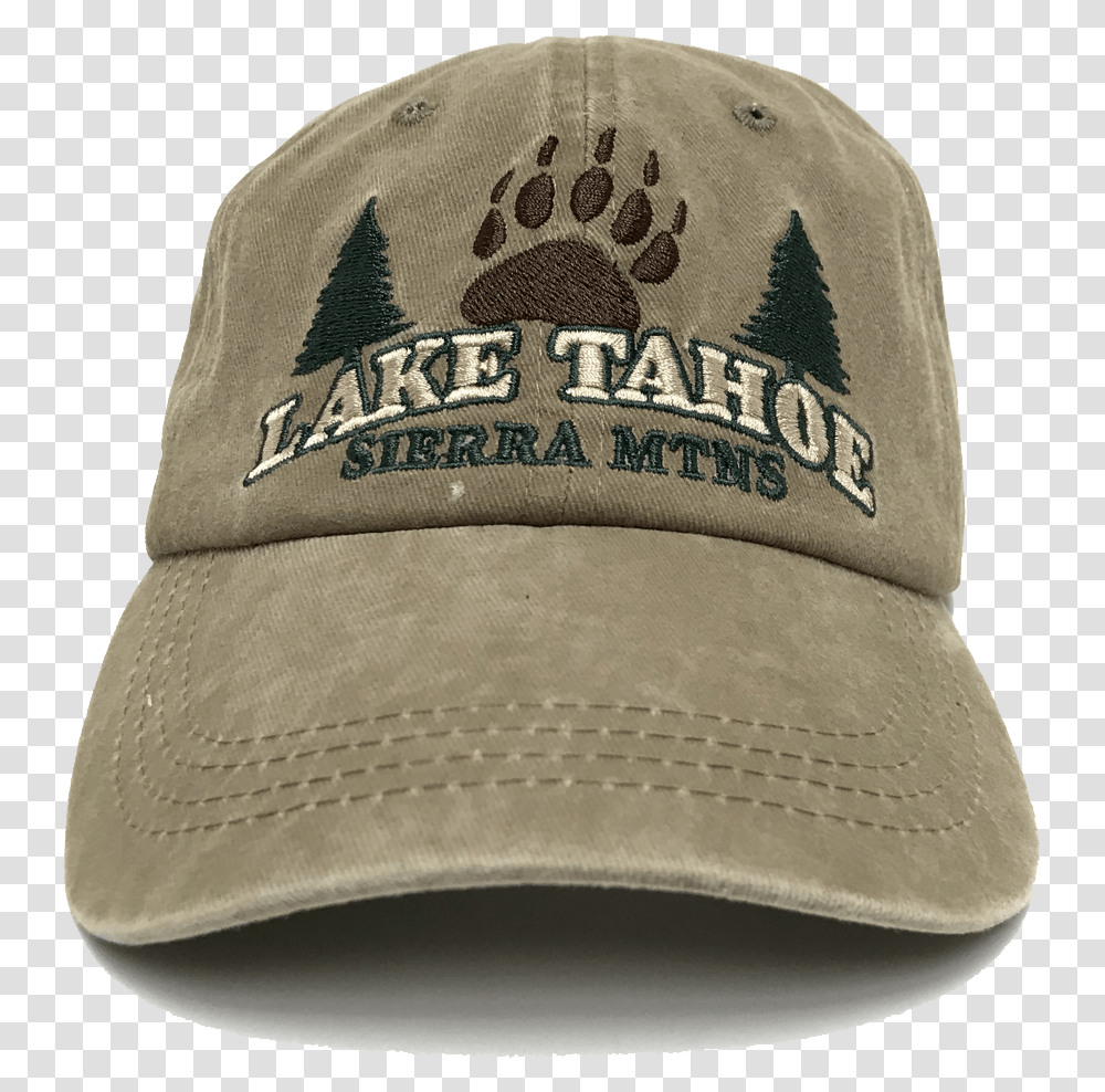 Souvenir Ball Cap Sierra Mountain Bear Claw & Pines Lake Tahoe For Baseball, Clothing, Apparel, Baseball Cap, Hat Transparent Png
