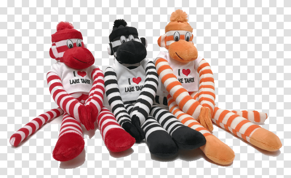 Souvenir Plush Stuffed Sock Jailbird Monkey I Love Stuffed Toy, Mascot, Person, Human Transparent Png