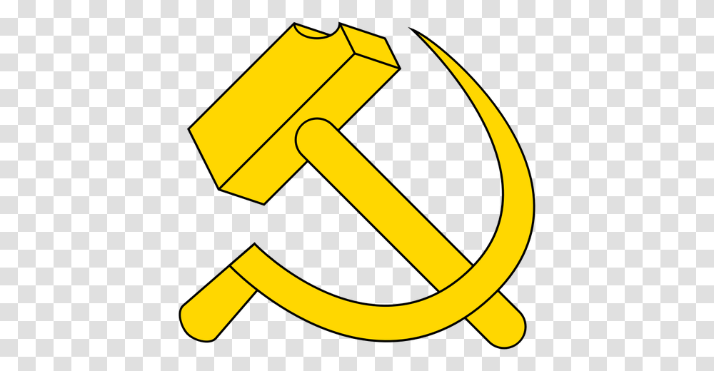 Soviet Hammer And Sickle Clip Art, Axe, Tool Transparent Png