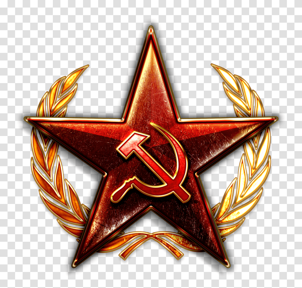 Soviet Union Badge Soviet Red Star, Symbol, Star Symbol, Emblem, Logo Transparent Png