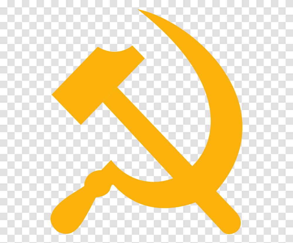 Soviet Union Hammer And Sickle Russian Revolution Communist, Logo, Trademark Transparent Png