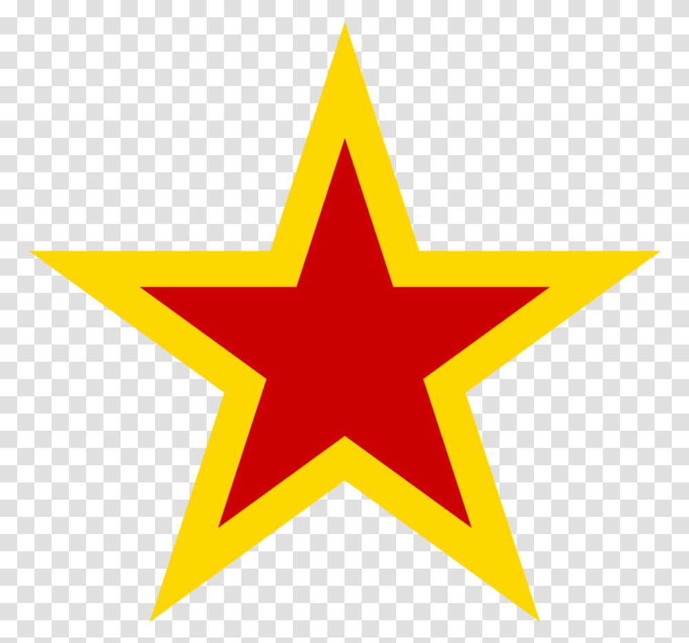 Soviet Union In Red Yellow Star, Cross, Symbol, Star Symbol Transparent Png