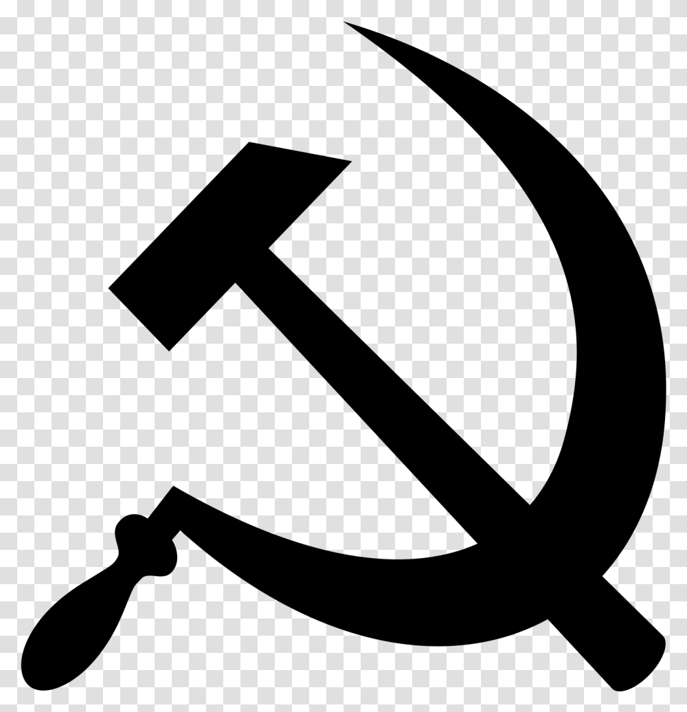 Soviet Union Logo Hammer And Sickle Gold, Gray, World Of Warcraft Transparent Png