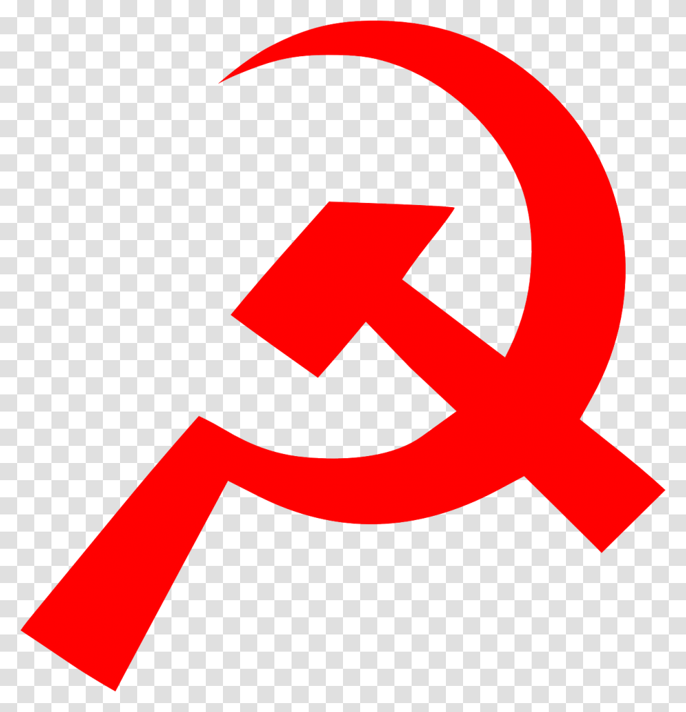 Soviet Union Logo Hammer And Sickle Small, Trademark, Alphabet Transparent Png