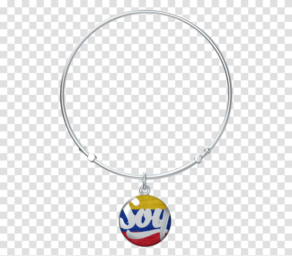 Soy Venezuela Stackable Bangle In Silver Emblem, Necklace, Jewelry, Accessories, Accessory Transparent Png