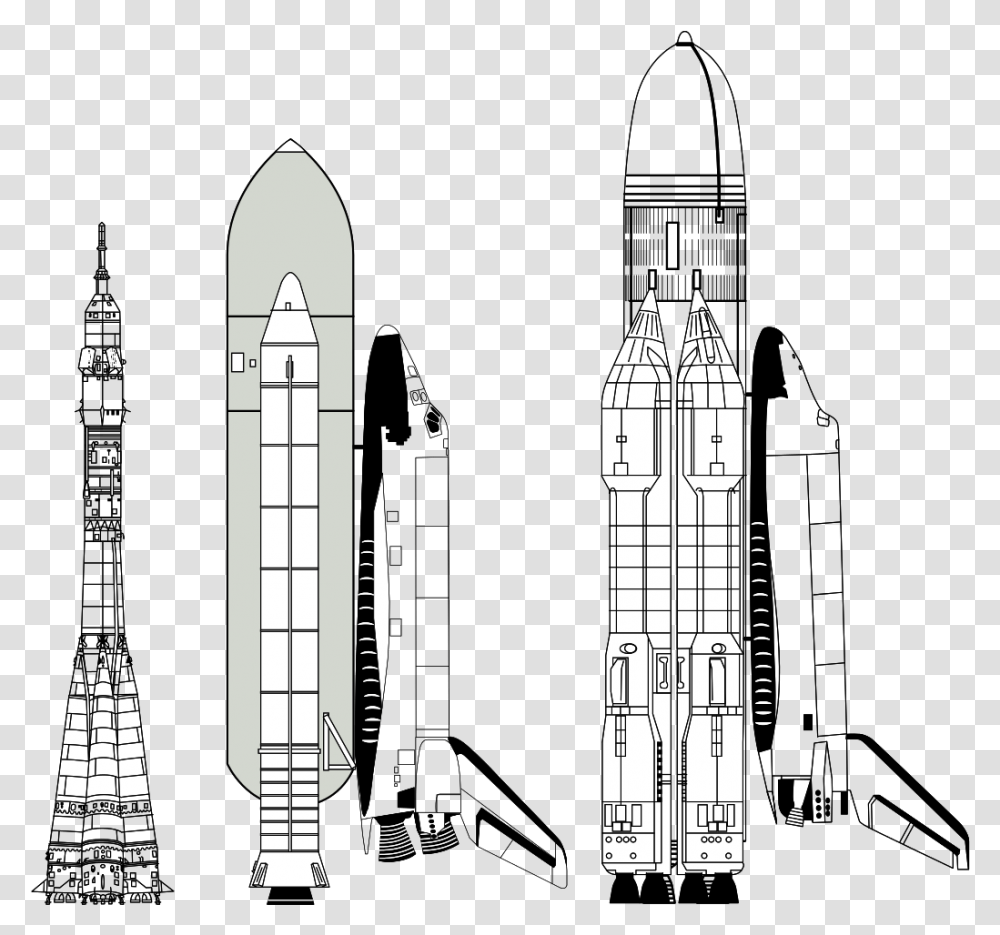 Soyuz Space Shuttle Buran Soyuz Shuttle, Vehicle, Transportation, Rocket, Missile Transparent Png