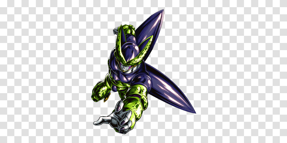 Sp Perfect Form Cell Perfect Form Cell Dragon Ball Legends, Art, Gemstone Transparent Png
