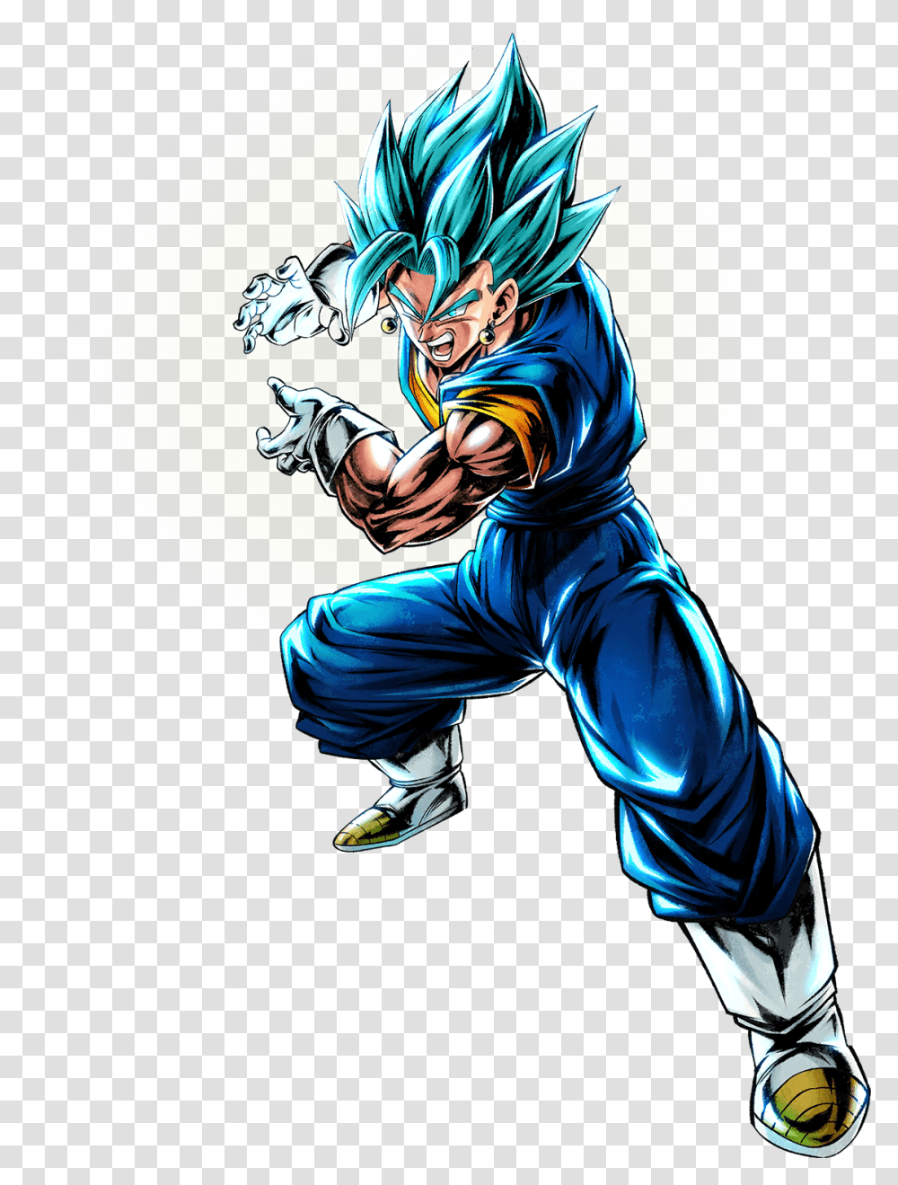 Sp Super Saiyan God Ss Vegito Blue Dragon Ball Legends Vegito Blue Legends, Comics, Book, Manga, Person Transparent Png