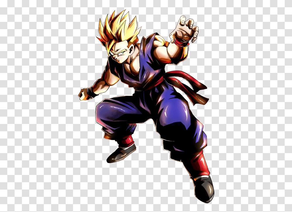 Sp Super Saiyan Gohan Teen, Comics, Book, Hand, Manga Transparent Png