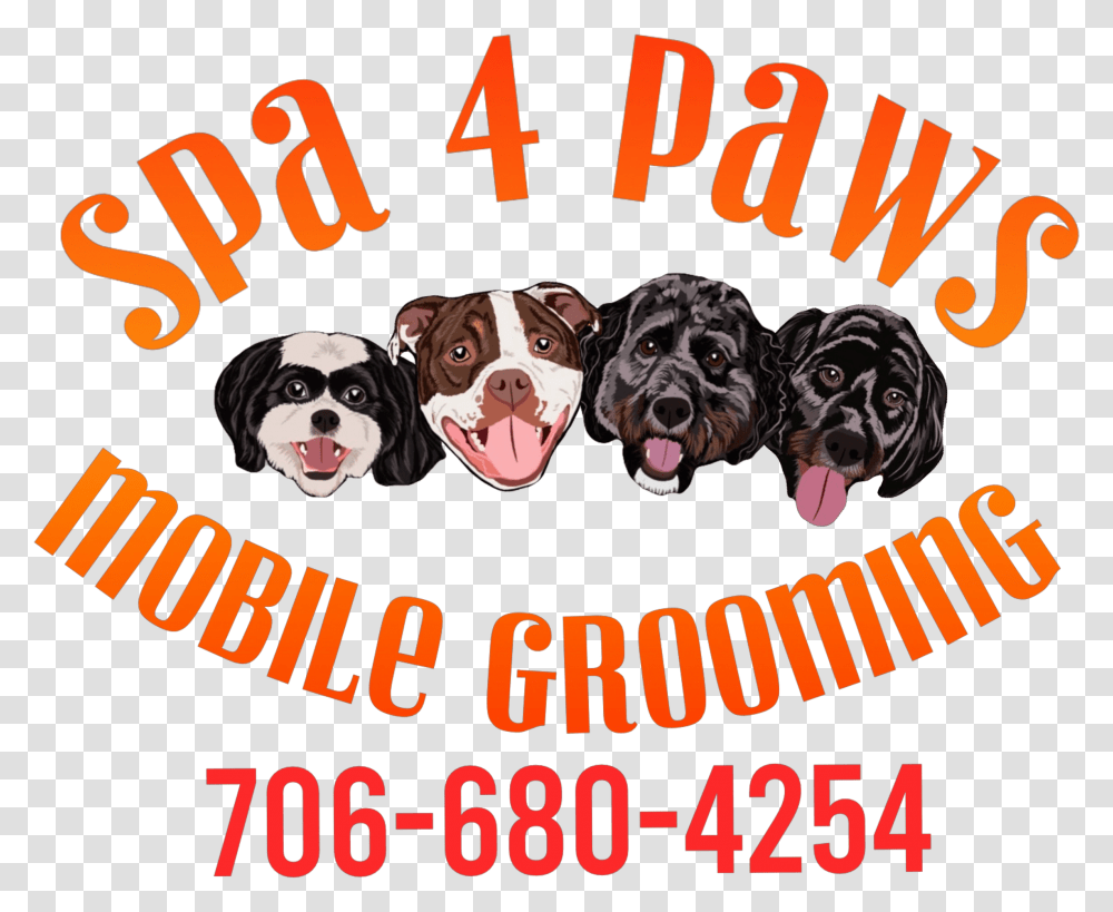 Spa 4 Paws Mobile Grooming Language, Poster, Advertisement, Flyer, Paper Transparent Png
