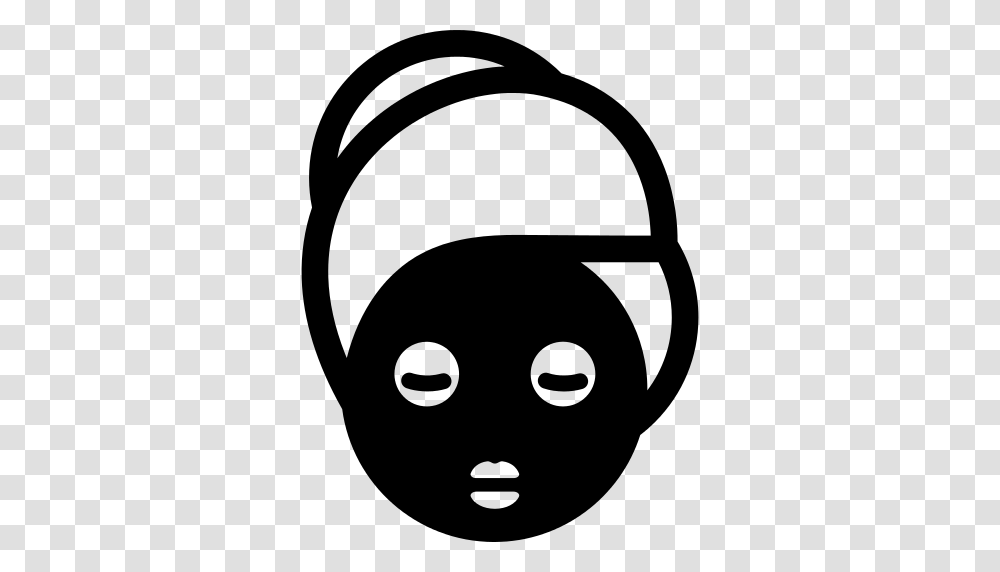 Spa Face Mask Treatment For Woman Icon, Gray, World Of Warcraft Transparent Png