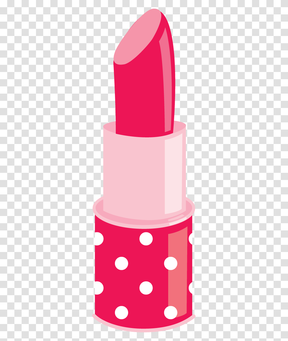 Spa Party Clip Art Lipstick For Girls Clipart, Cylinder, Candle, Wedding Cake, Dessert Transparent Png