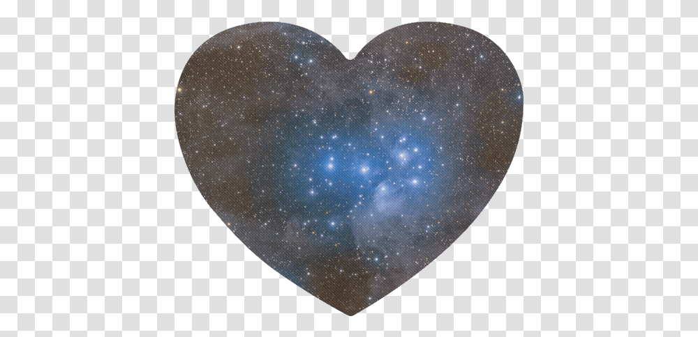 Space And Galaxy Heart Shaped Mousepad Heart, Cushion, Rug, Pillow, Outer Space Transparent Png
