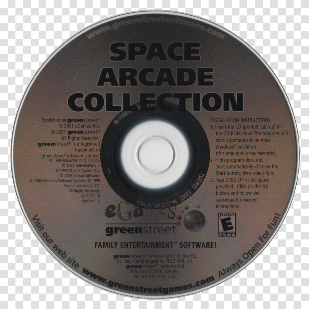 Space Arcade Collection Egames 2001 Free Start Icon, Disk, Dvd Transparent Png