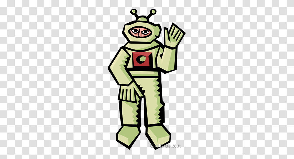 Space Astronaut Royalty Free Vector Clip Art Illustration, Robot, Recycling Symbol Transparent Png