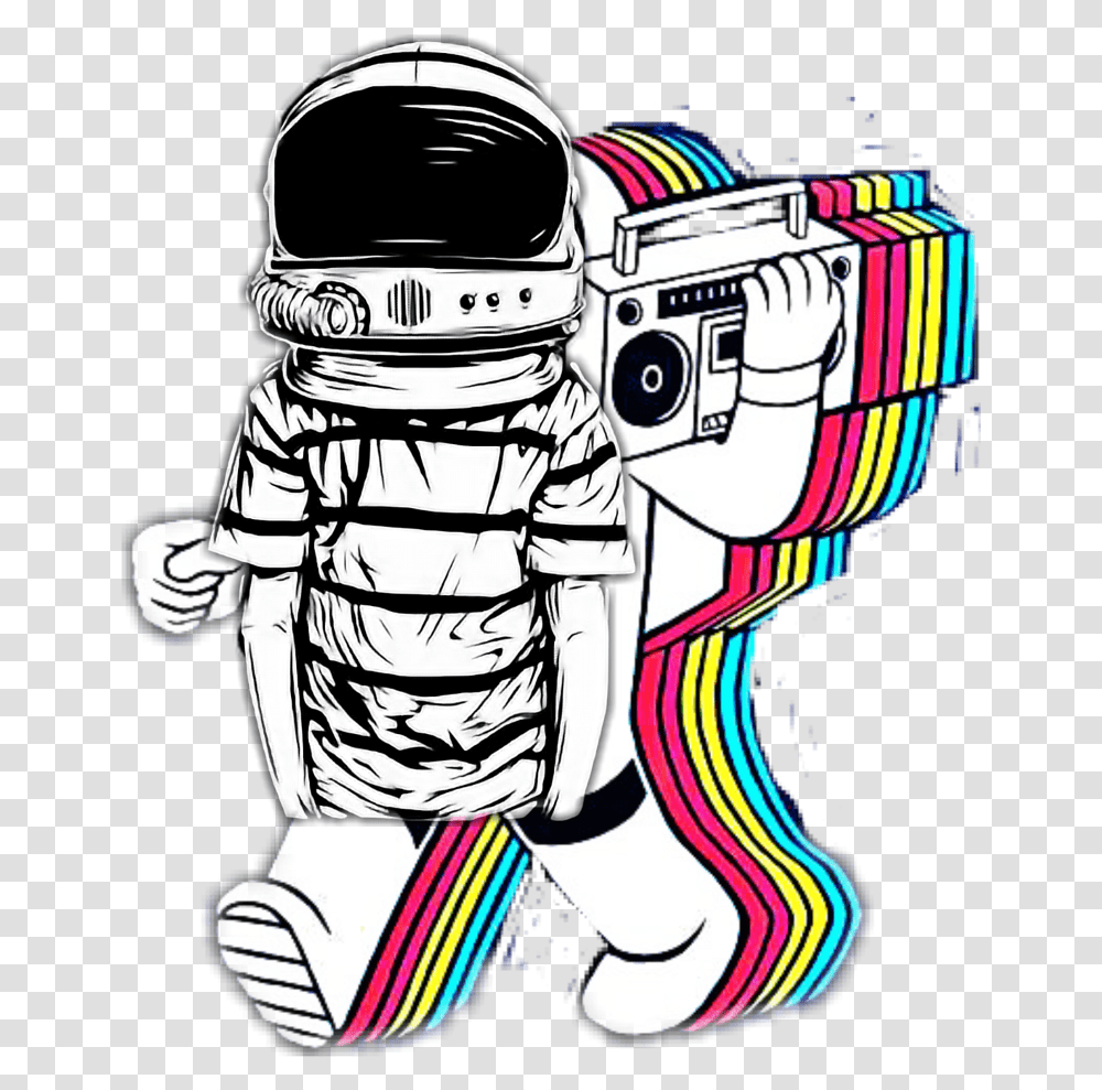 Space Boy Download Spaceman Sticker, Person, Human, Helmet Transparent Png