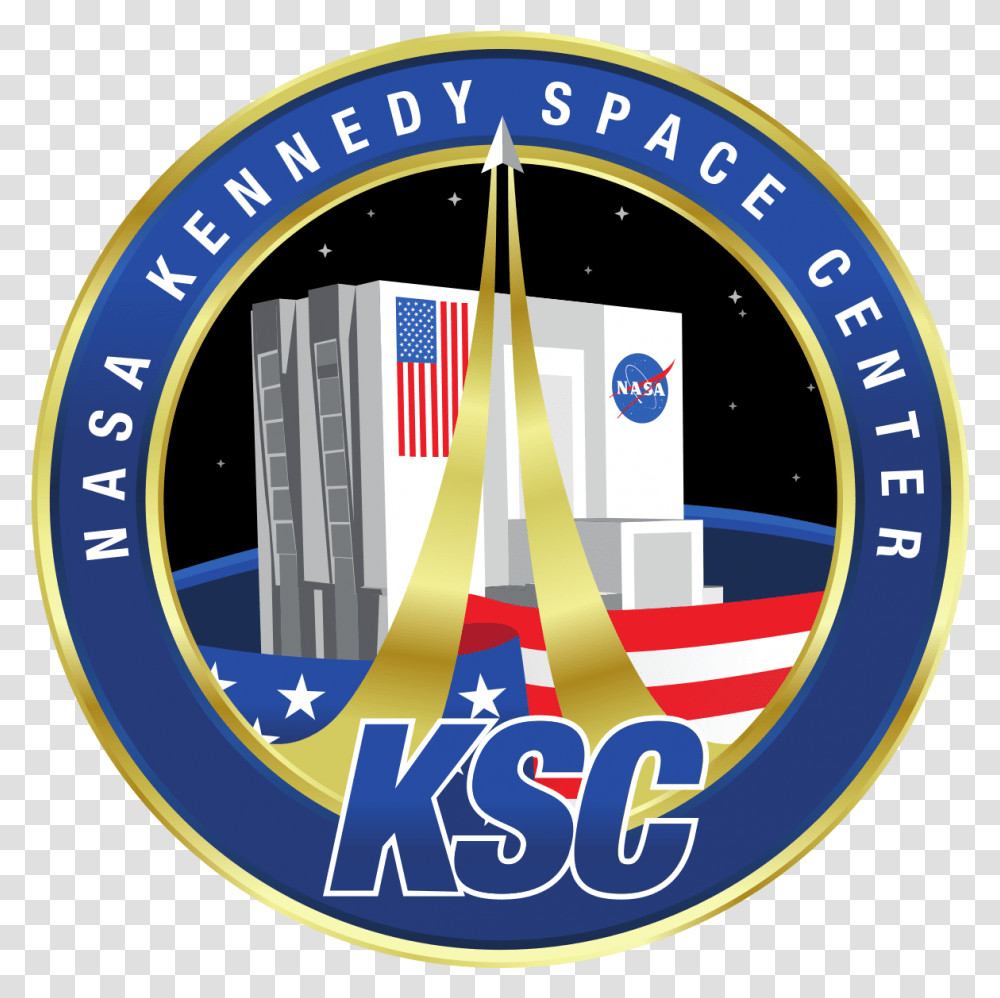 Space Center & Free Centerpng Images Kennedy Space Center, Logo, Symbol, Badge, Text Transparent Png
