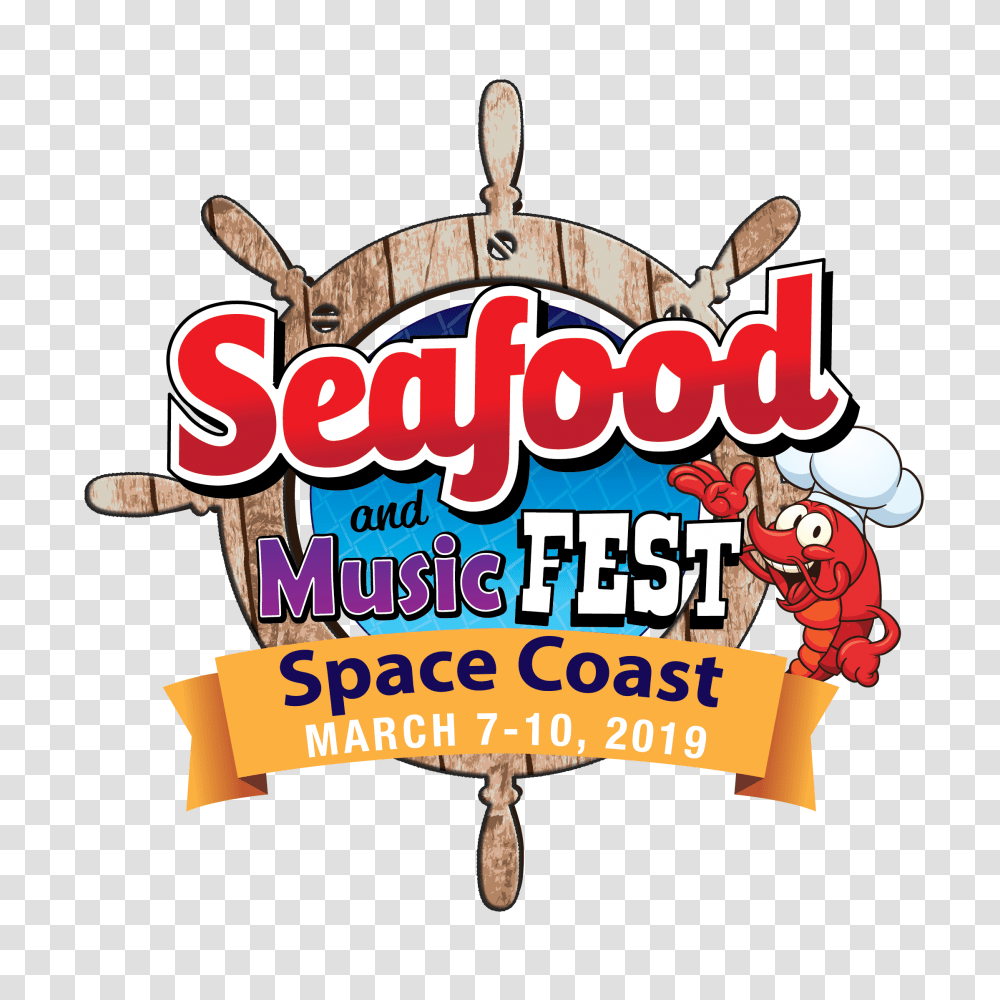 Space Coast Seafood Music Festival Features Country Music, Label, Advertisement, Poster Transparent Png