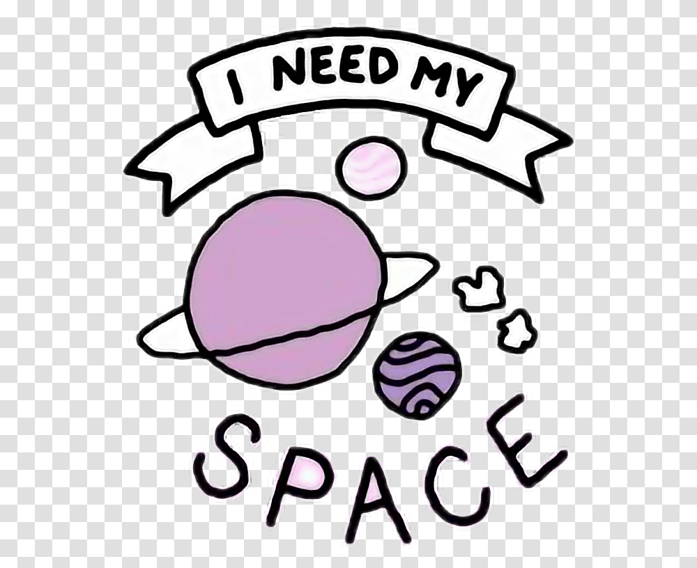 Space Cute Tumblr Printable Stickers For Laptop, Label, Poster, Advertisement Transparent Png