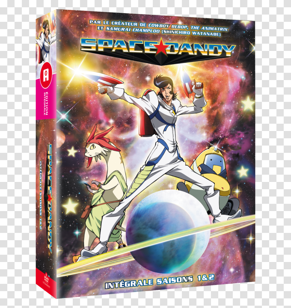 Space Dandy Poster, Advertisement, Comics, Book, Person Transparent Png