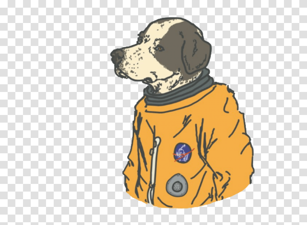 Space Dog Astronaut Dog Sticker, Pet, Animal, Canine, Mammal Transparent Png