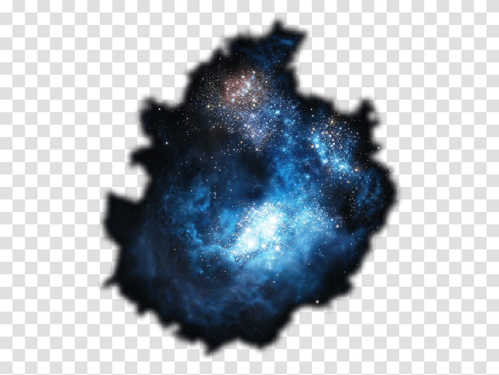 Space Effects Blue Galaxy Magic Black Sparkles Cosmos Redshift, Nebula, Outer Space, Astronomy, Universe Transparent Png