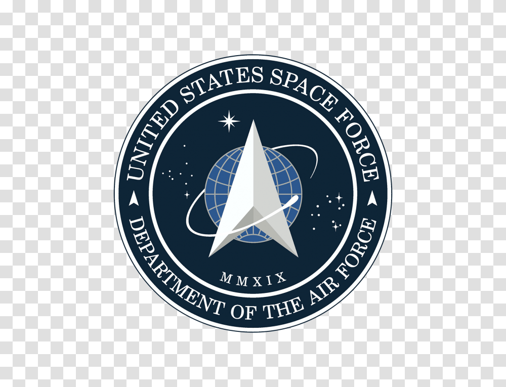 Space Force Star Trek And Strange New Worlds Of Trademark Trump Space Force Logo, Label, Text, Symbol, Rug Transparent Png