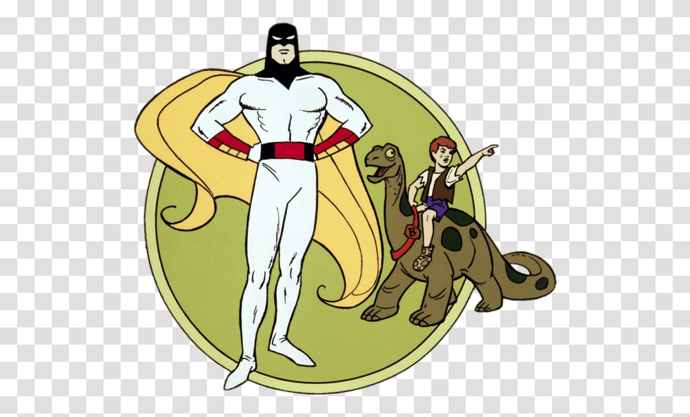Space Ghost And Dino Boy, Person, Human, Comics, Book Transparent Png