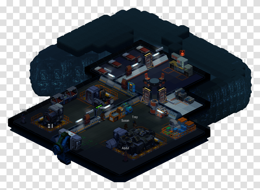 Space Haven - Spaceship Colony Sim Inspired By Rimworld Diagram, Toy, Minecraft Transparent Png