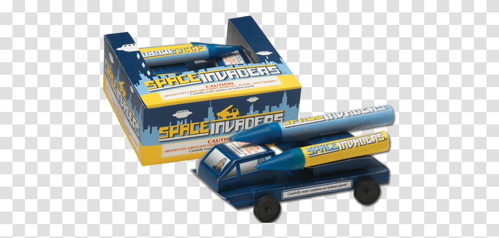Space Invader Fireworks Supermarketfireworks Supermarket Model Car, Box, Transportation, Vehicle, Car Wheel Transparent Png