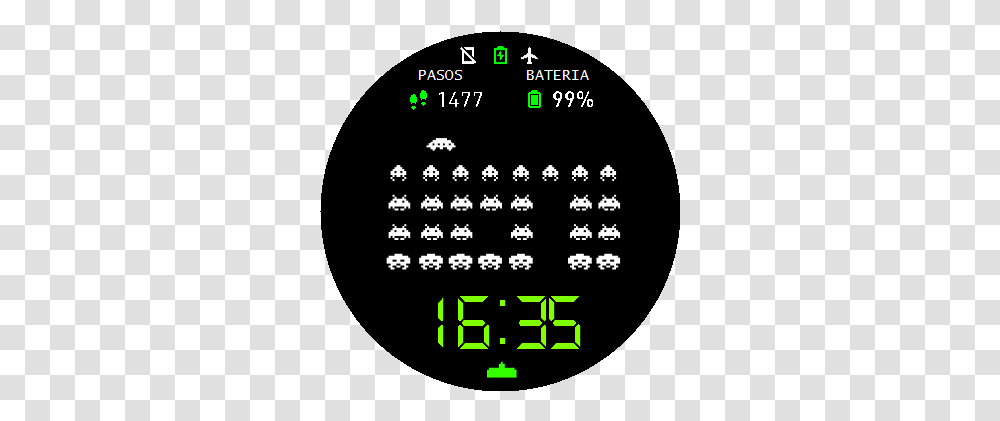 Space Invaders By Ldm Amazfit Verge Amazfit Xiaomi Pac Man Space Invaders, Digital Clock Transparent Png