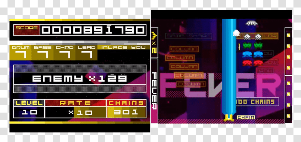 Space Invaders Extreme, Scoreboard, Pac Man Transparent Png